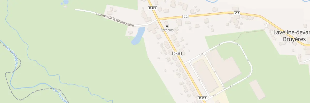 Plan du 1B Rue de la Vologne à Laveline-devant-Bruyères
