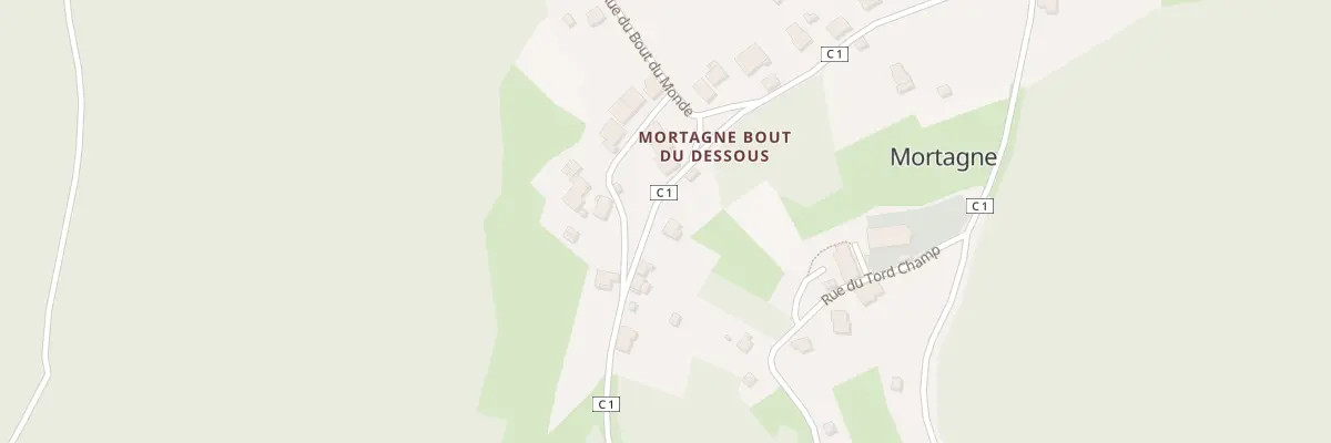 Plan du 5 Rue du Bout du Dessous à Mortagne