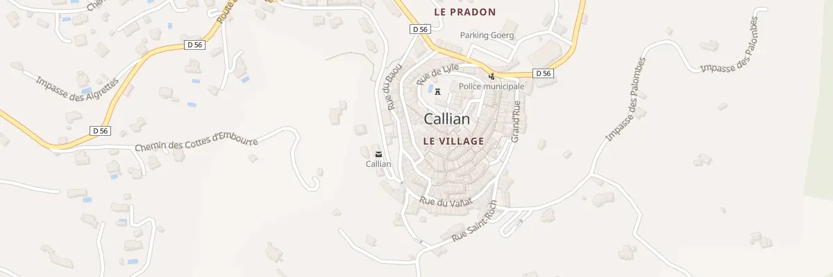 Plan du 4 Rue des Terroniers à Callian