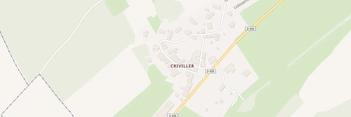 Plan du 22 Criviller à Merviller