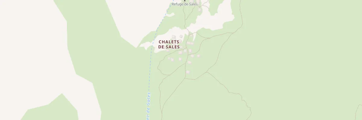Plan du 5500Q Montagne de Salles à Sixt-Fer-à-Cheval