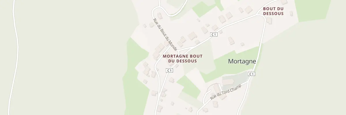 Plan du 13 Rue du Bout du Dessous à Mortagne