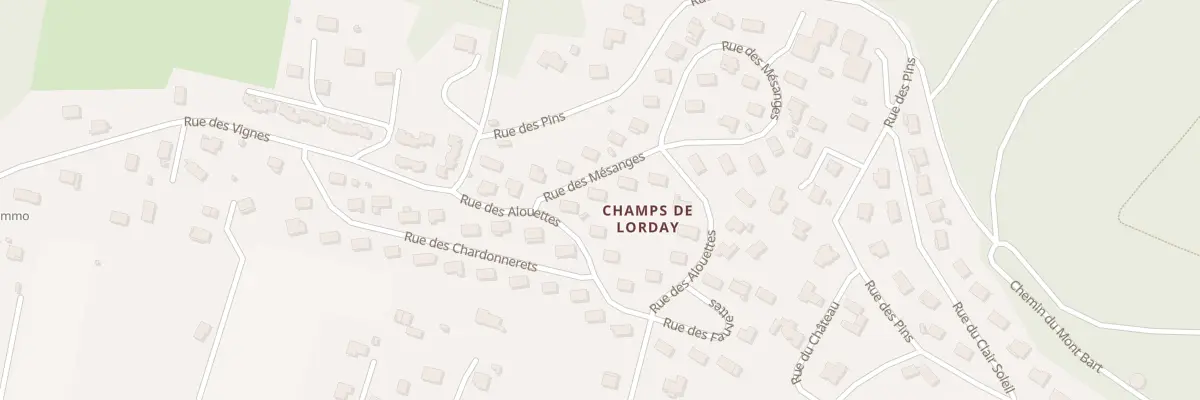 Plan du 4 Rue des Mésanges à Bavans