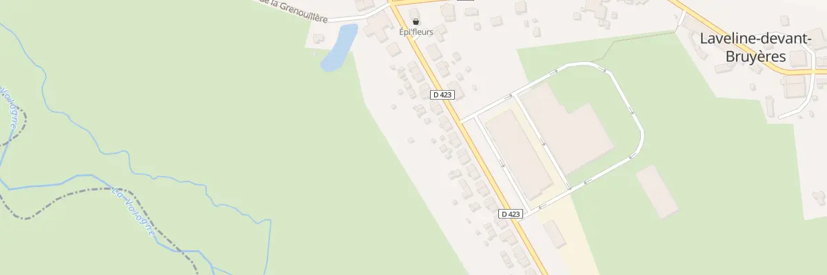 Plan du 7 Rue de la Vologne à Laveline-devant-Bruyères