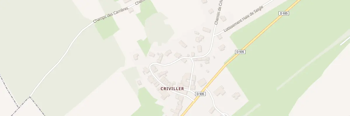 Plan du 21 Criviller à Merviller