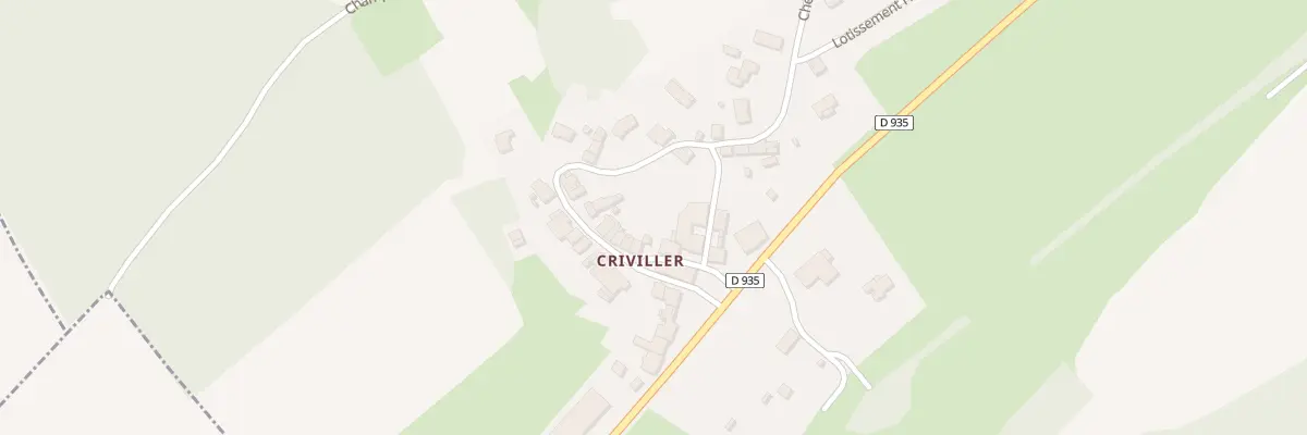 Plan du 16 Criviller à Merviller