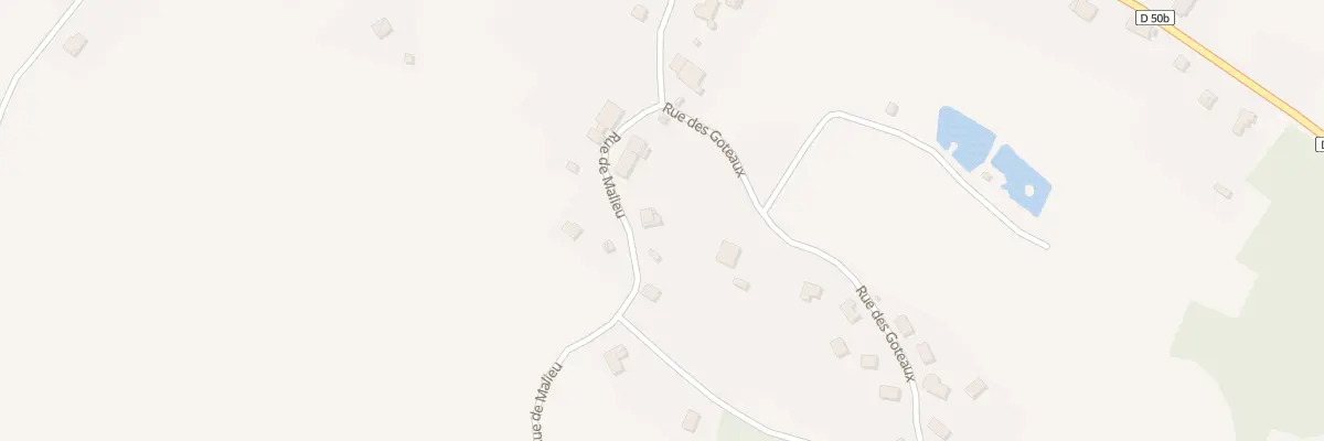 Plan du 11 Rue de Malieu à Domfaing