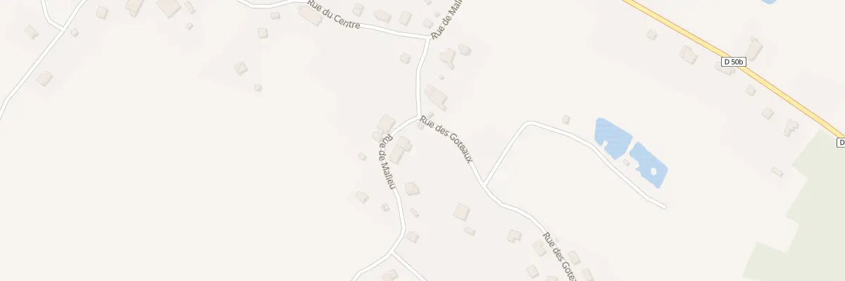 Plan du 5 Rue de Malieu à Domfaing