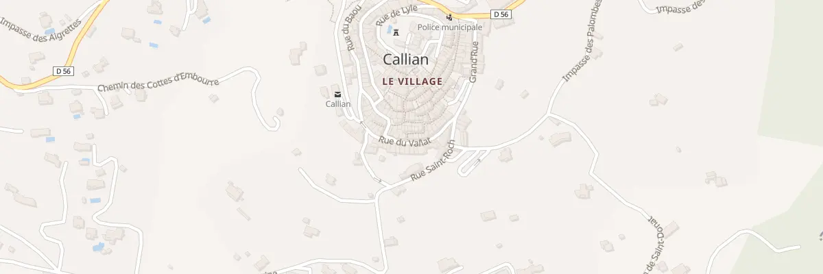 Plan du 8 Rue du Vallat à Callian