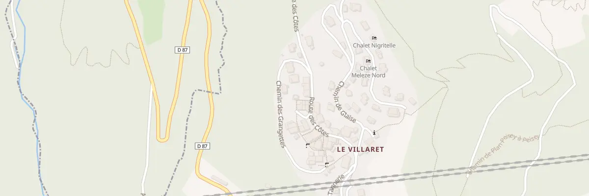 Plan du 26 Rle du Colporteur à Peisey-Nancroix
