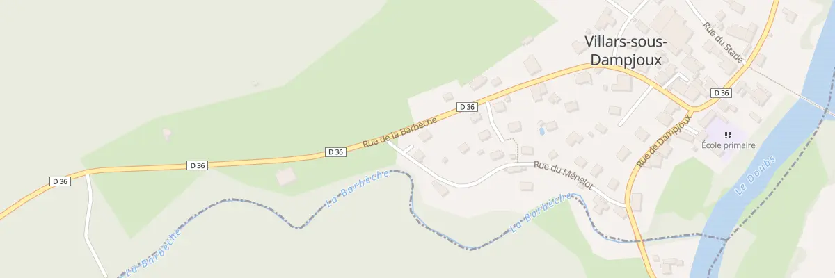 Plan du 10B Rue de la Barbèche à Villars-sous-Dampjoux