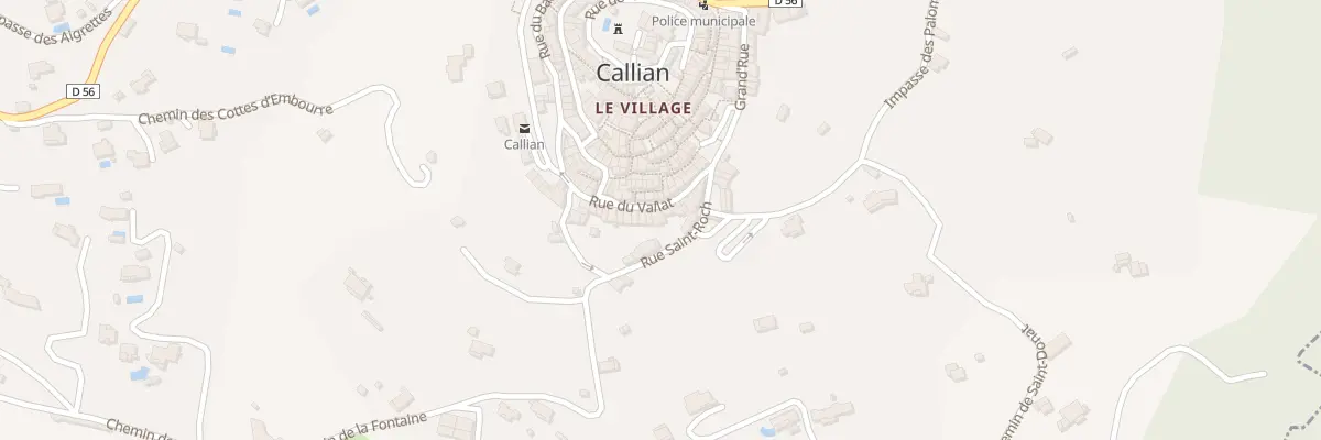 Plan du 17 Rue du Vallat à Callian