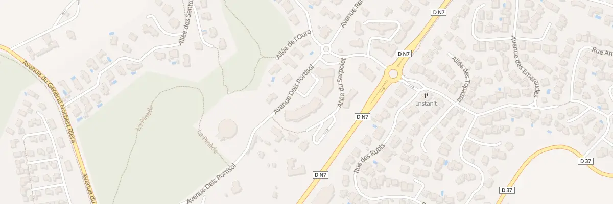 Plan du 85 Av deis PORTISOL à Fréjus