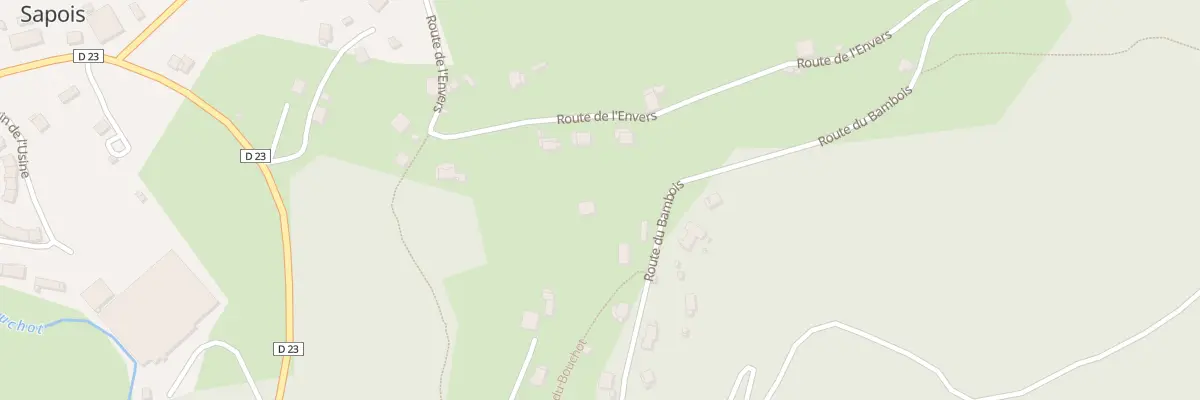 Plan du 12 Rte du Bambois à Sapois