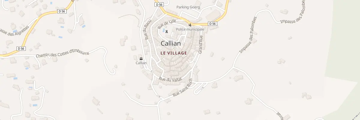 Plan du 15 Rue du Haut Four à Callian