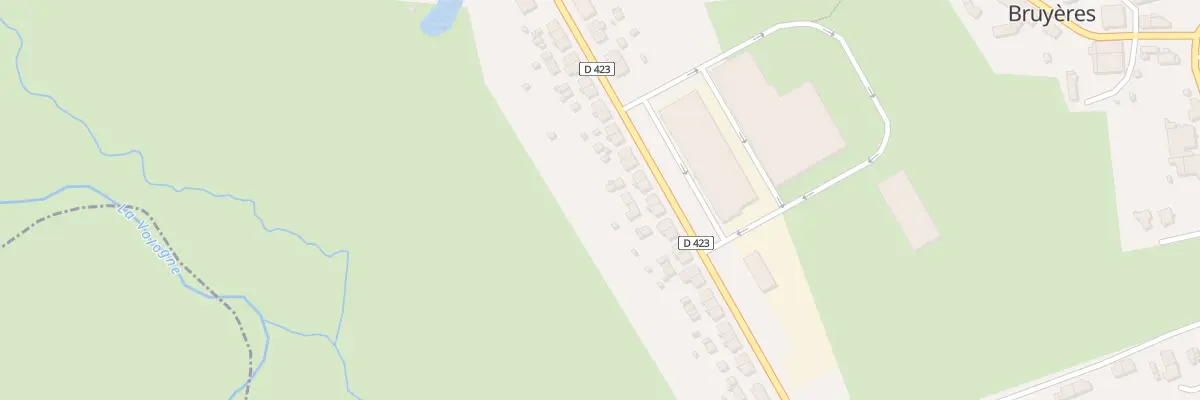 Plan du 13 Rue de la Vologne à Laveline-devant-Bruyères