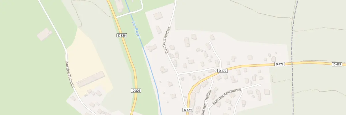 Plan du 3 Rue sous Roches à Dung