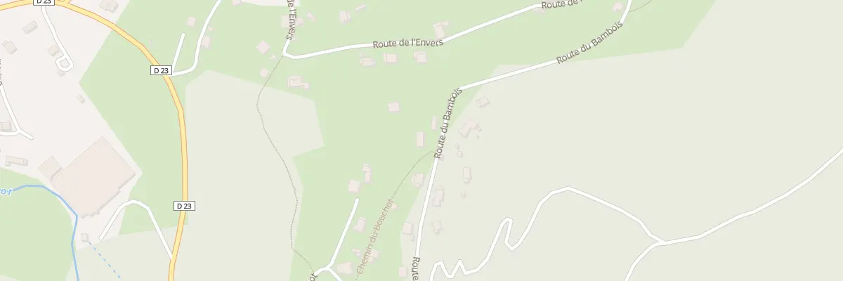 Plan du 14 Rte du Bambois à Sapois