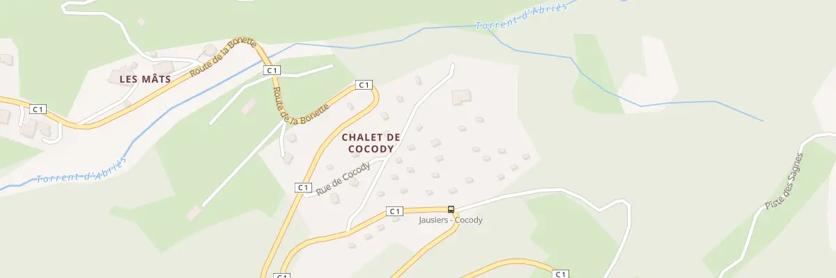 Plan du 5135 Rue de Cocody à Jausiers