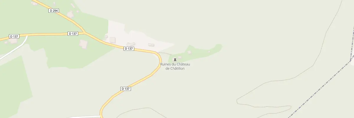 Plan du 2 Che du Château aux Terres-de-Chaux