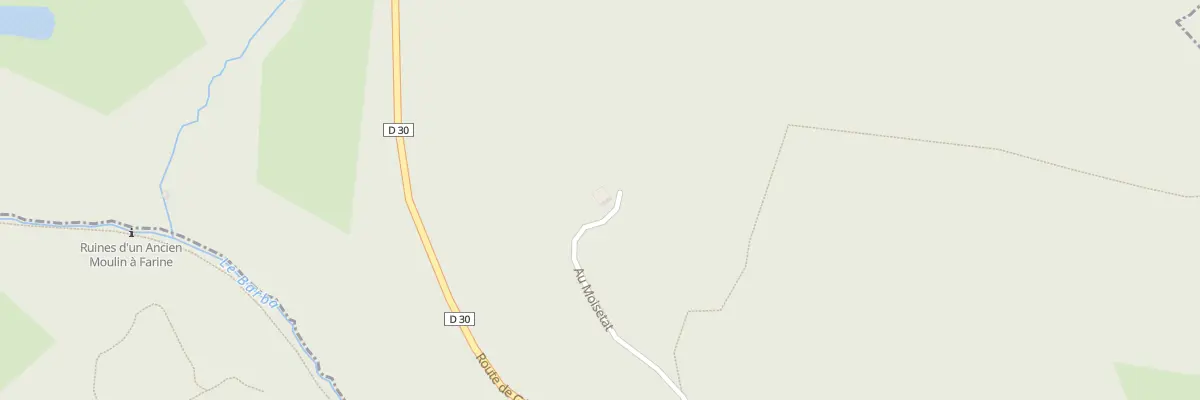 Plan du 1 Au Moisetat à Rehaupal
