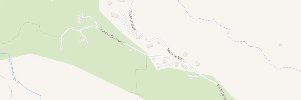 Plan du 7210 Le Marc à Castellet-lès-Sausses