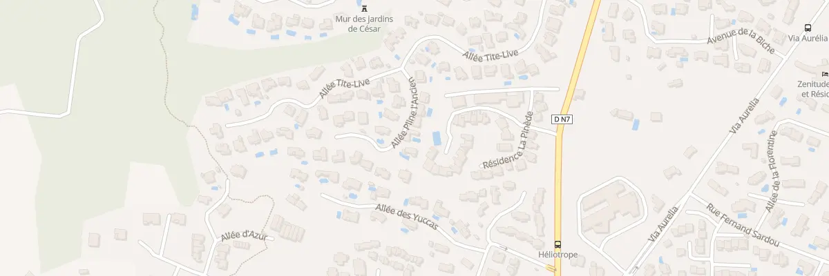 Plan du 7 All PLINE L’ANCIEN à Fréjus