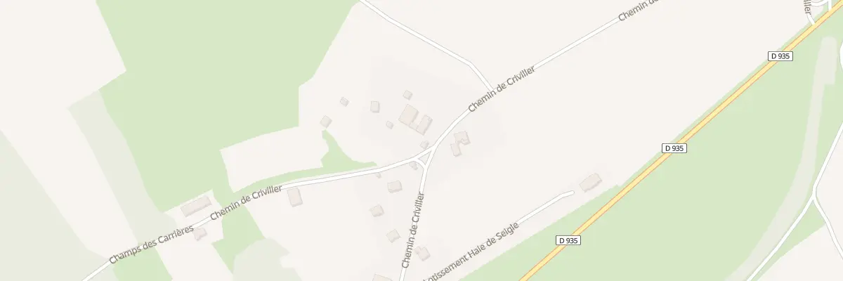 Plan du 33B Criviller à Merviller