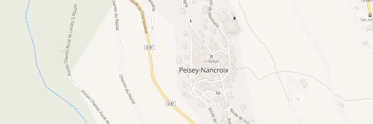Plan du 335 Rte de la Corbassière à Peisey-Nancroix