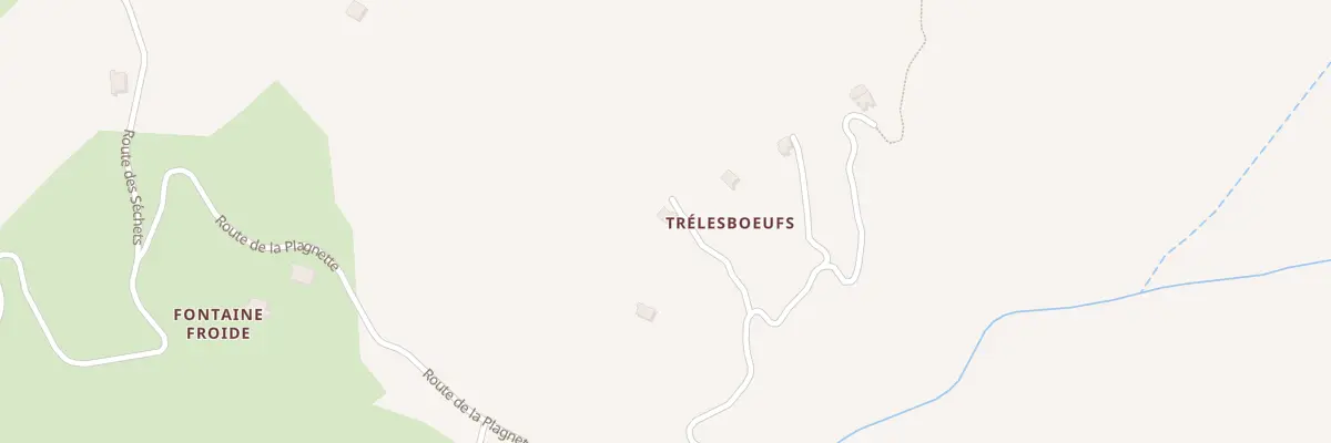 Plan du 235 Che de Trèslesboeufs à Abondance