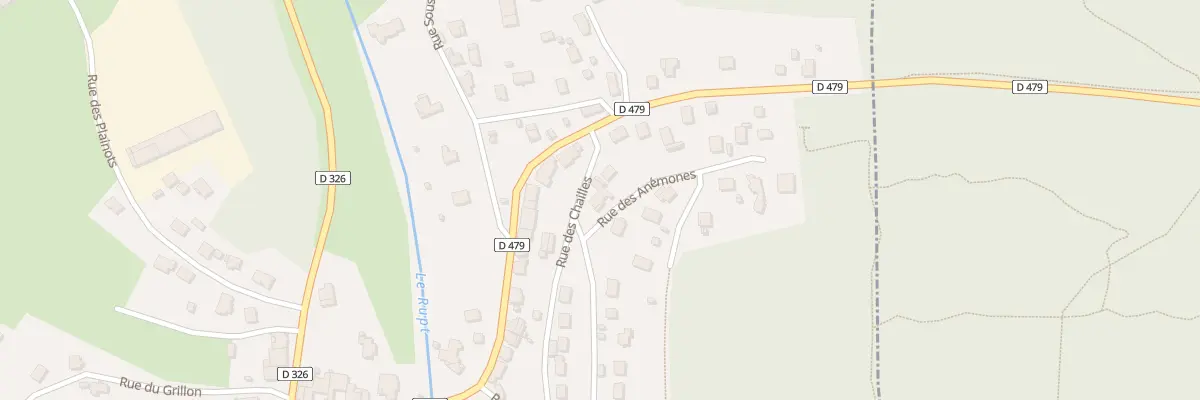 Plan du 2 Rue des Anémones à Dung