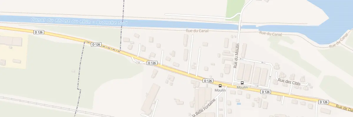 Plan du 45 Rue de Dampierre à Voujeaucourt