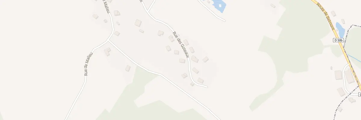 Plan du 16 Rue des Goteaux à Domfaing