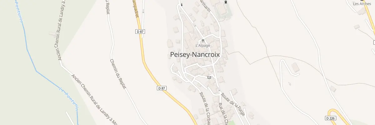Plan du 62 Rue de la Croix de Pierre à Peisey-Nancroix