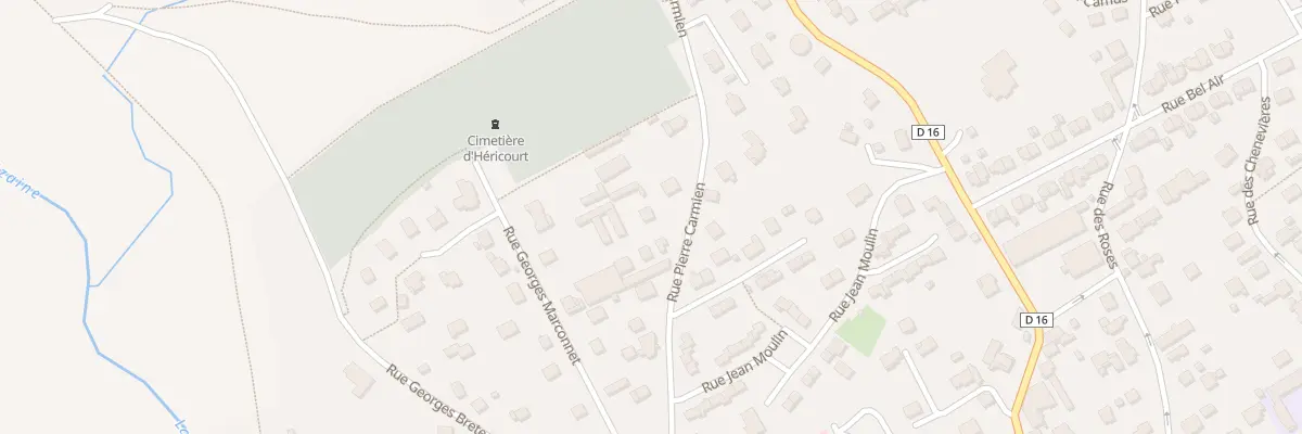 Plan du 9 Rue Pierre Carmien à Héricourt