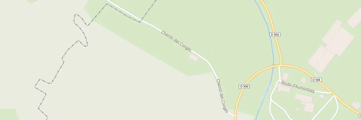 Plan du 1 Che des Conges à Jussarupt
