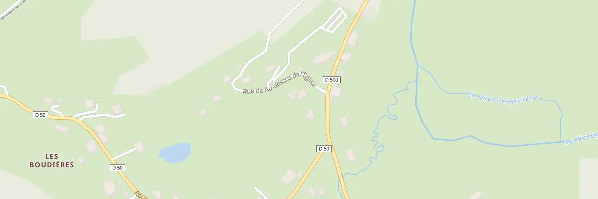 Plan du 1 Rue au Dessus de l’Eglise à Jussarupt