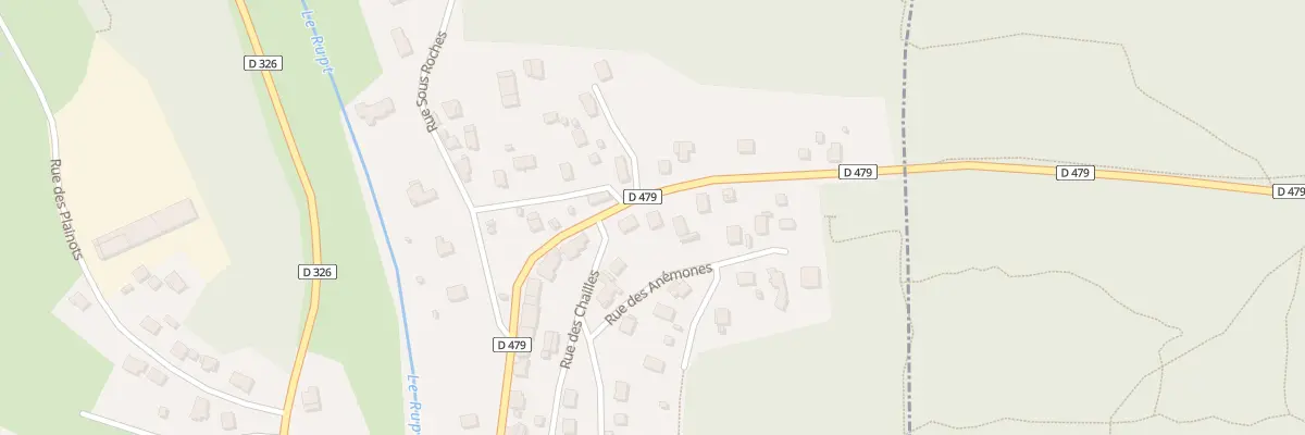 Plan du 33 Rue de Montbéliard à Dung