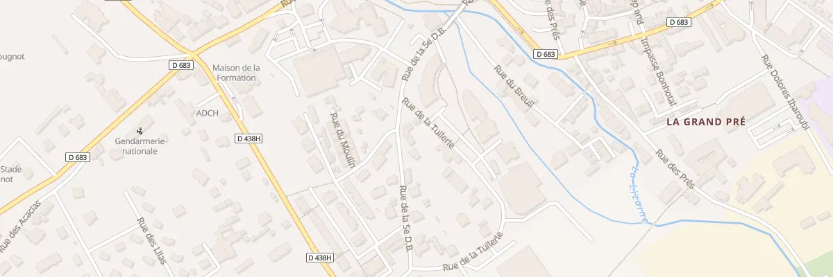 Plan du 4 Rue de la Tuilerie à Héricourt