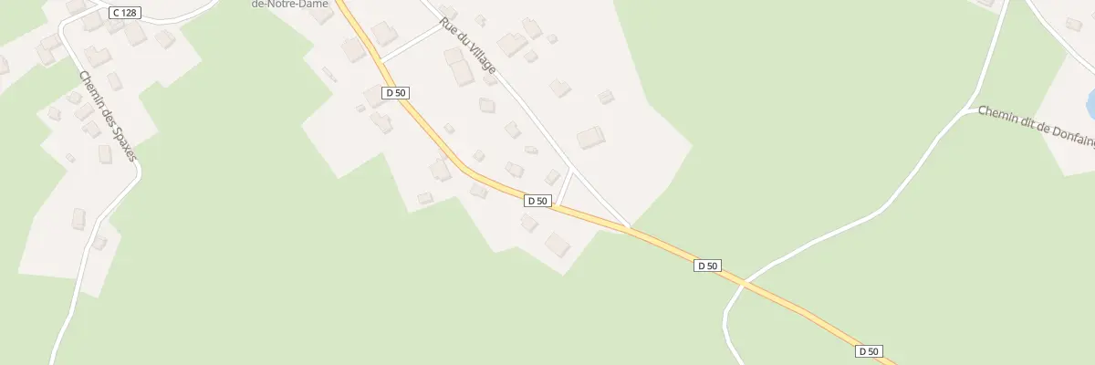 Plan du 11B Rue du Village à Champdray