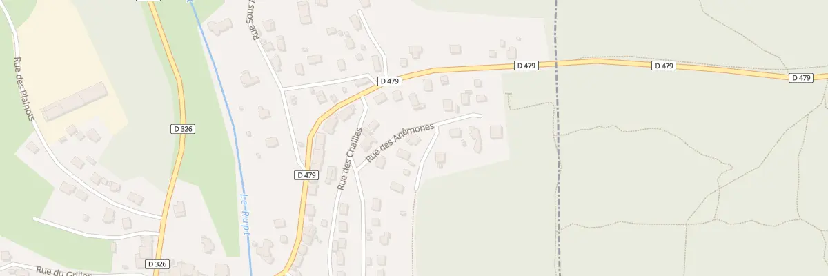 Plan du 3 Rue des Anémones à Dung