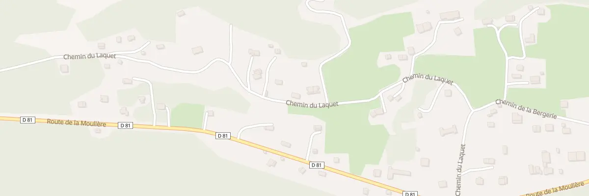 Plan du 799 Che du Laquet à Caille