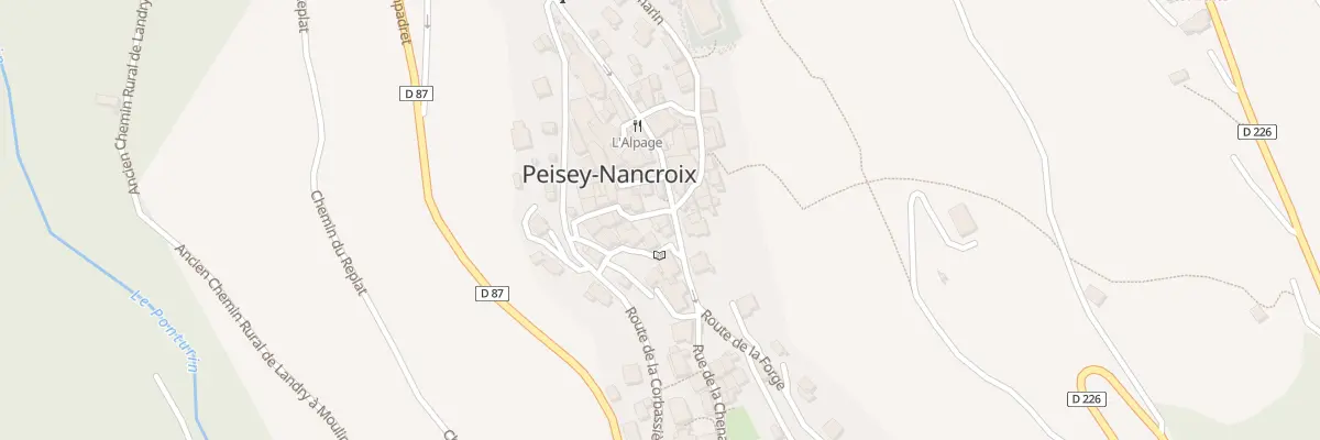 Plan du 6 Rue de l’École des Mines à Peisey-Nancroix