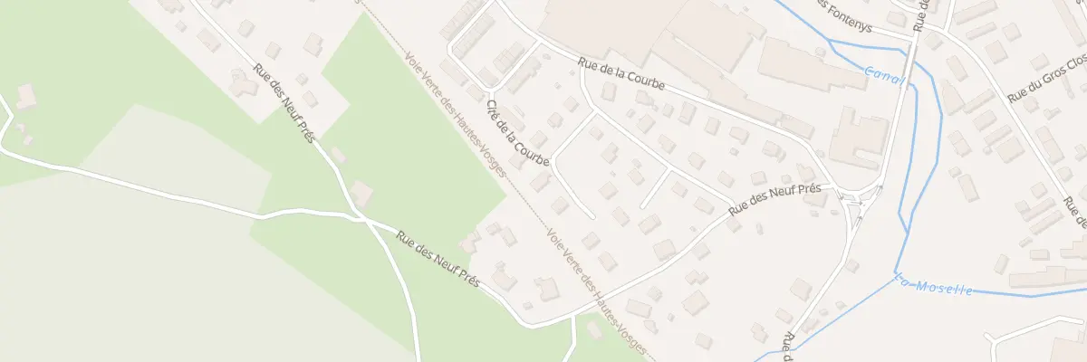 Plan du 20 Rue Jules Choffel au Thillot