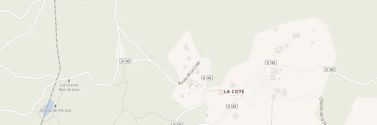 Plan du 2040 Rte de la Côte à Servoz