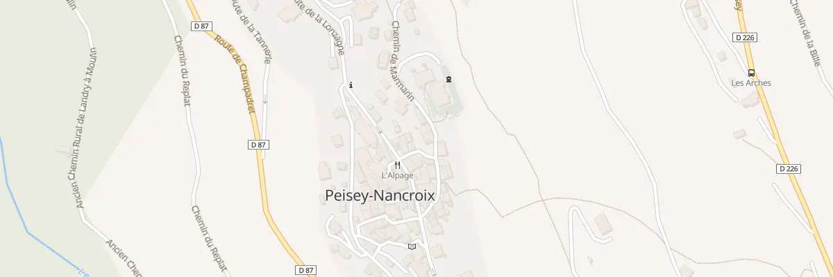 Plan du 5261 Peisey à Peisey-Nancroix