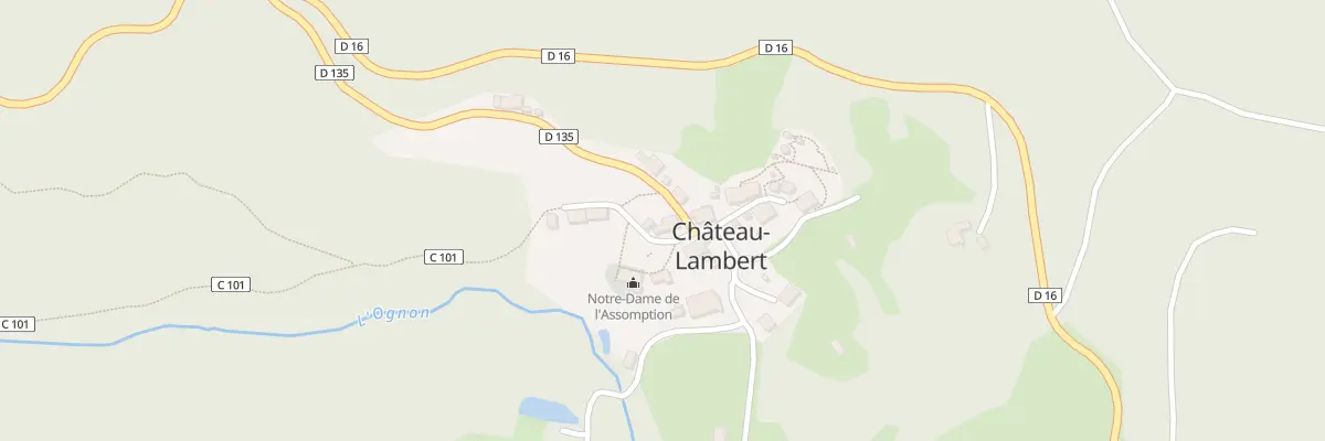 Plan du 1 Pl du 19 Mars à Haut-du-Them-Château-Lambert