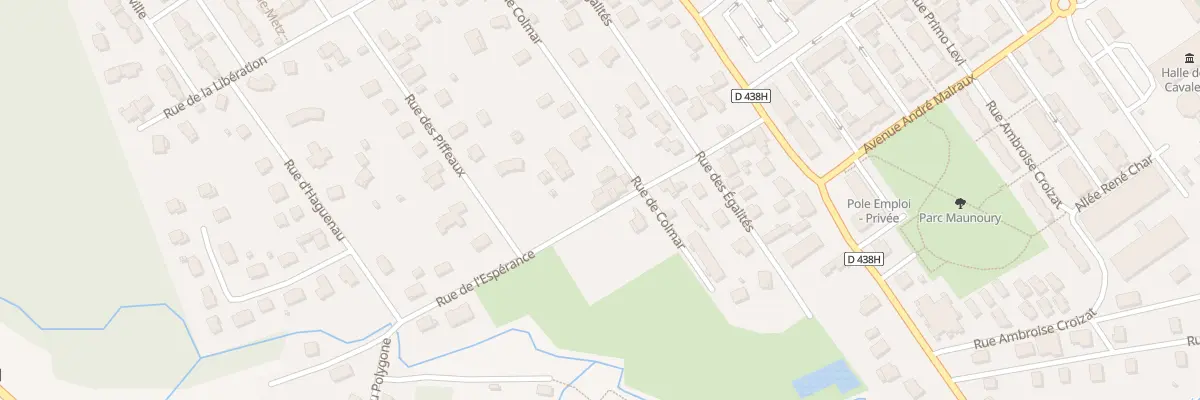 Plan du 2 Rue de l’Espérance à Héricourt