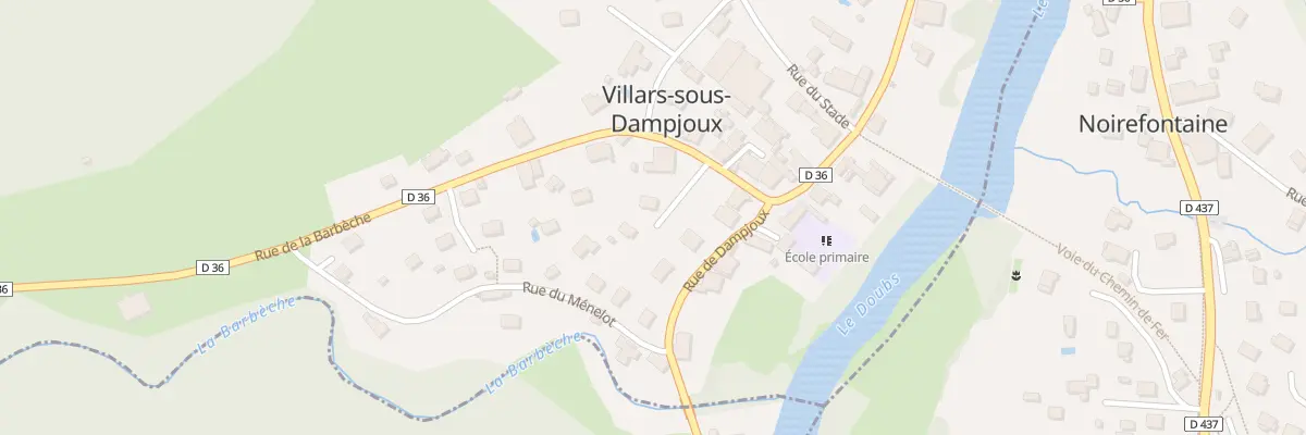 Plan du 2T Rue de la Barbèche à Villars-sous-Dampjoux