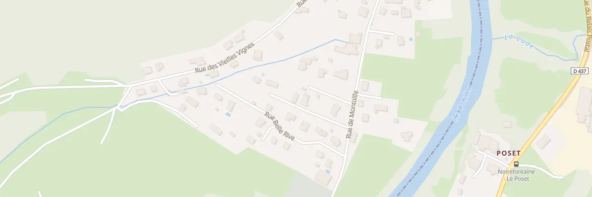 Plan du 11B Rue du Montoille à Dampjoux